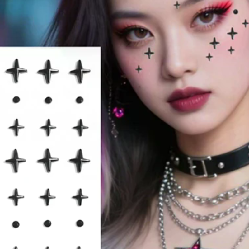 Body Jewelry Lip Ring - 1 Sheet Non Piercing Lip Nails