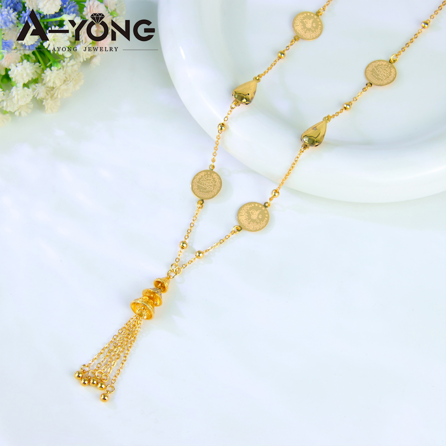 Nigeria Bridal Wedding Necklac - Body Jewelry Dubai avaliação e preço