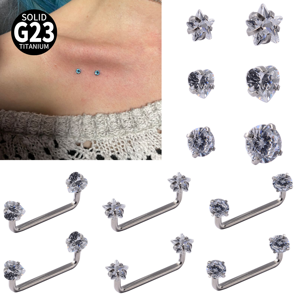 3-1PCS Implant Grade Titanium  - Body Jewelry Implant Grade avaliação e preço