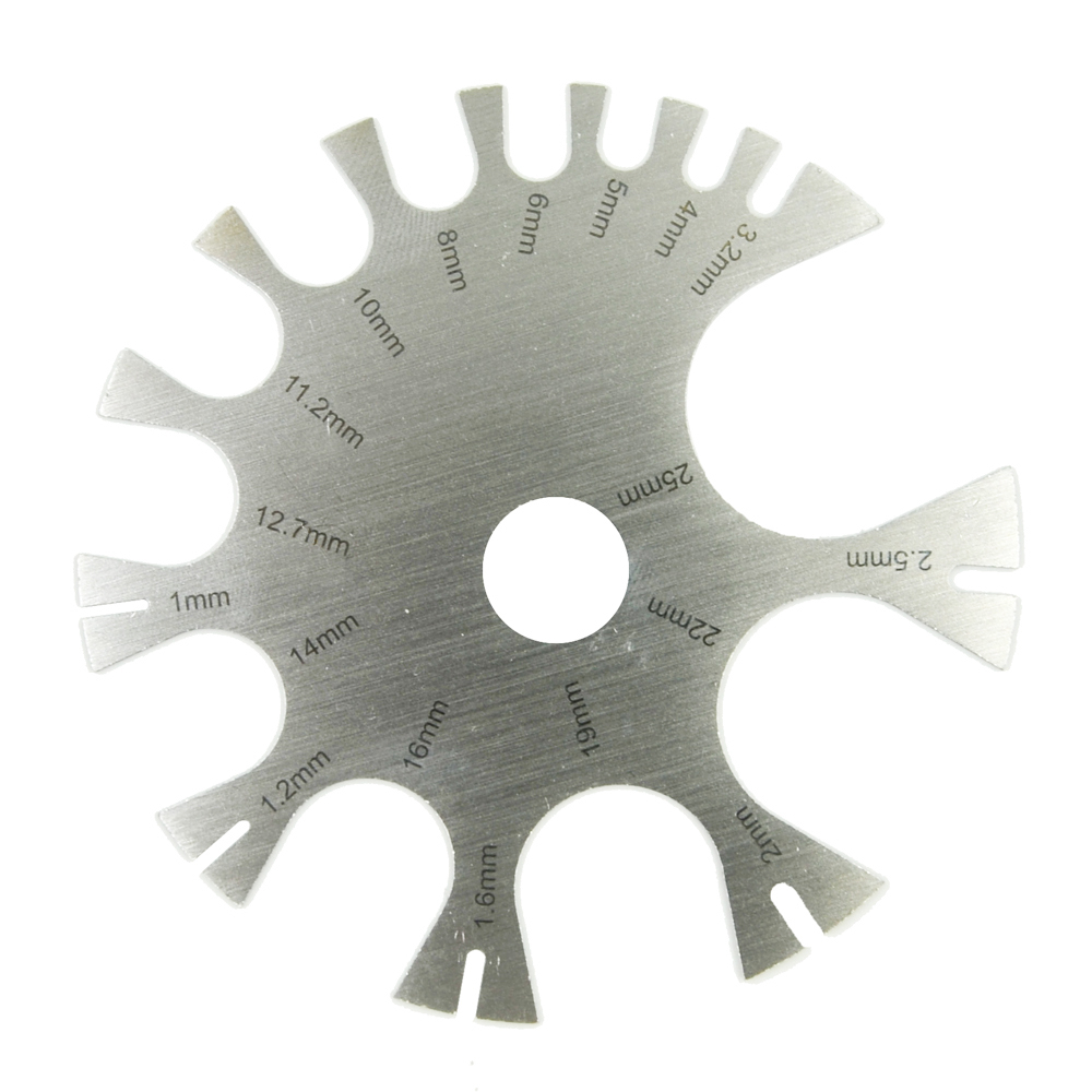 Stainless Steel Gauge Wheel Be - Body Jewelry Gauge To Mm avaliação e preço