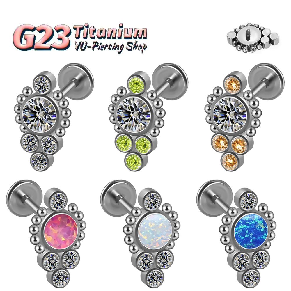 ASTM F136 Titanium Sunflower W - Body Jewelry Implant Grade avaliação e preço