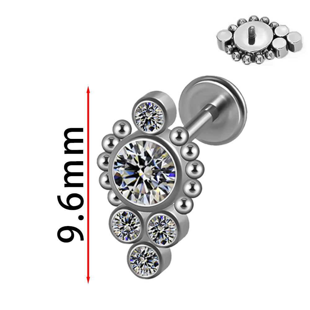 ASTM F136 Titanium Sunflower W - Body Jewelry Implant Grade avaliação e preço