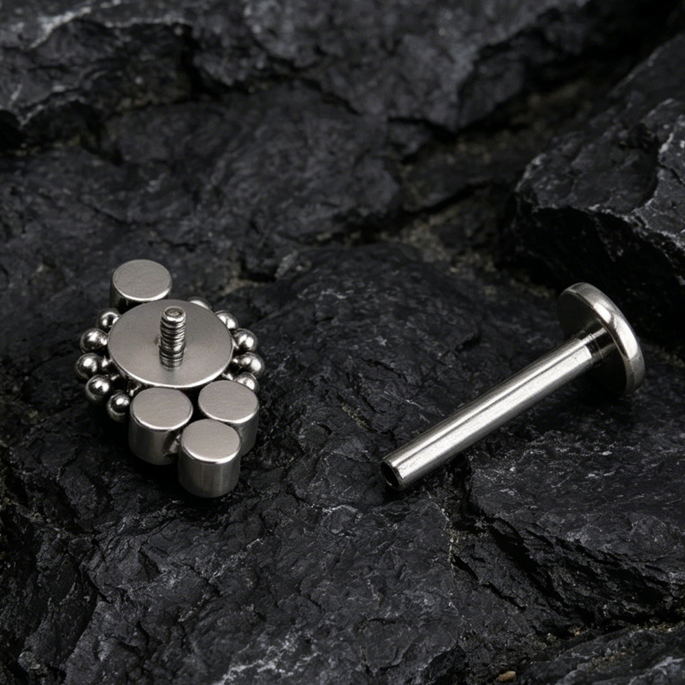 ASTM F136 Titanium Sunflower W - Body Jewelry Implant Grade avaliação e preço
