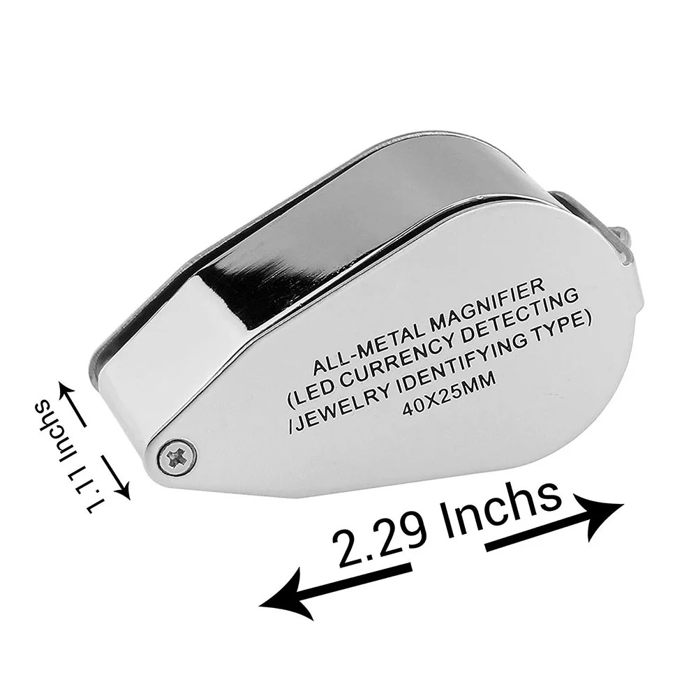 40X Illuminated Jeweler Loupe  - Body Jewelry Repair avaliação e preço
