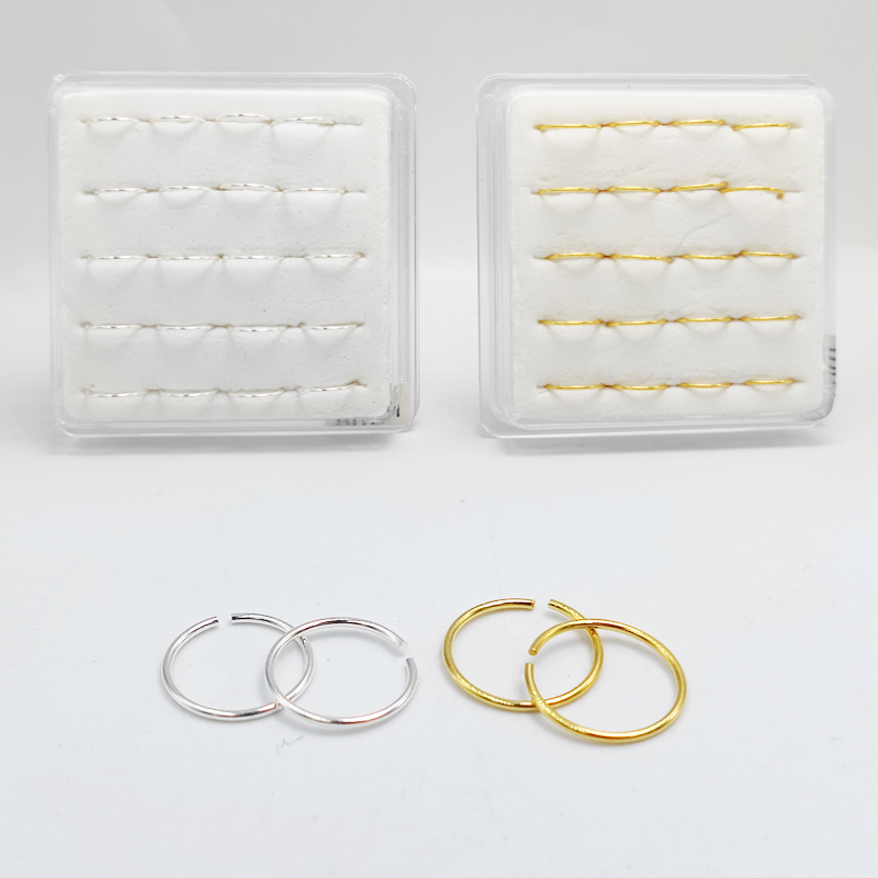 925 sterling silver Nose Ring  - Body Jewelry Lip Ring avaliação e preço
