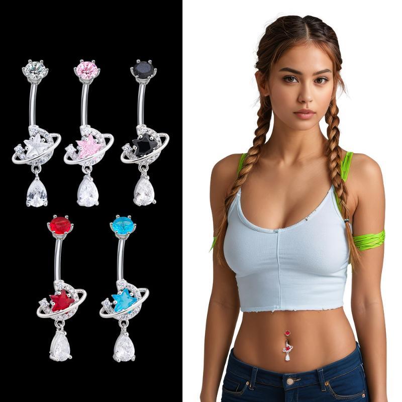 Crystal Universe Dangle Belly  - Body Jewelry Universe avaliação e preço