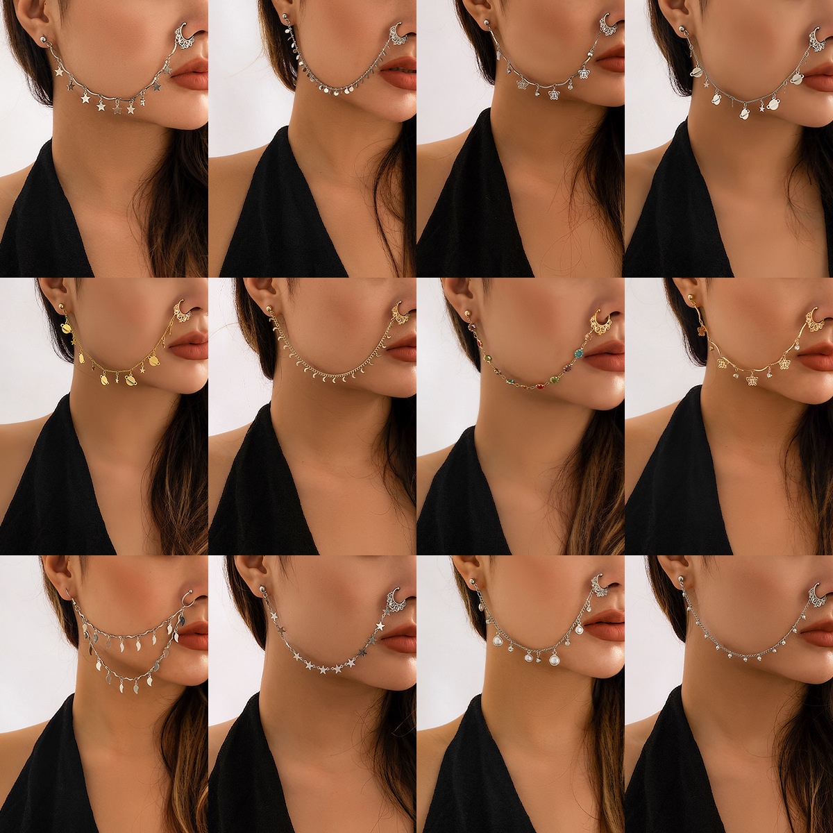 Indian Gold Color Pearl Butter - Body Jewelry Indian avaliação e preço