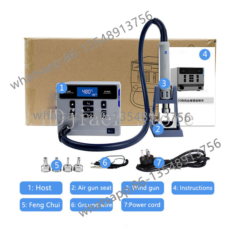 ST-862D Hot Air Gun with Digit - Body Jewelry Repair avaliação e preço