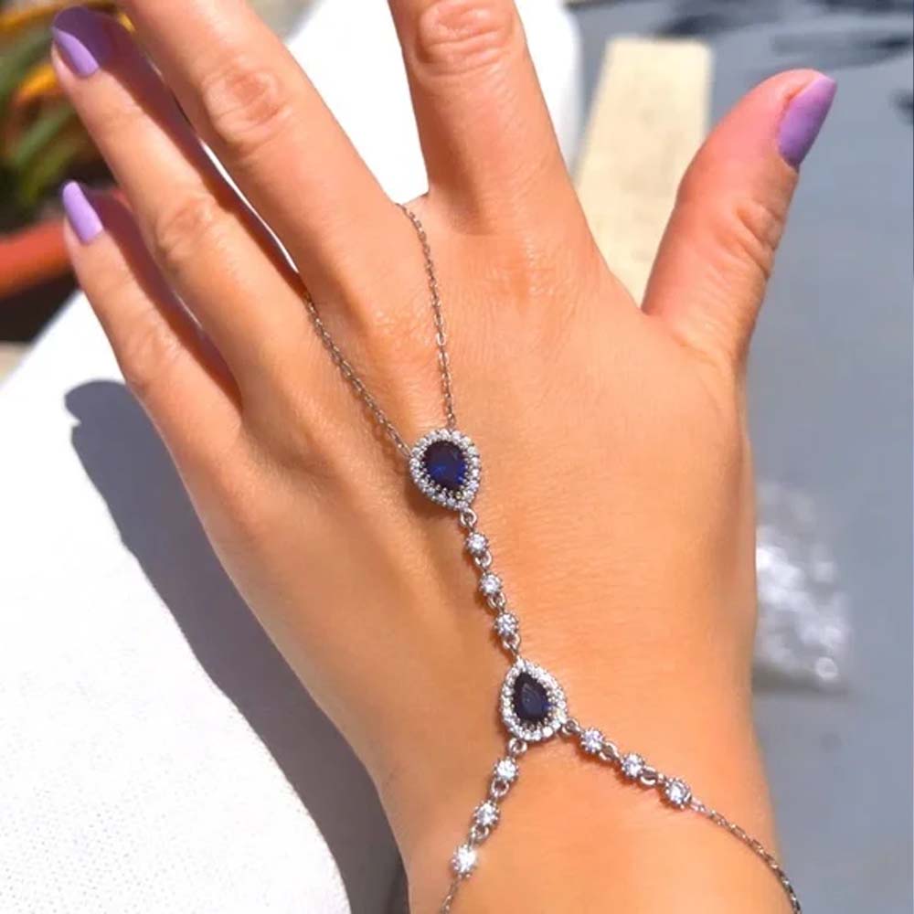Stonefans Blue Hand Jewelry Du - Body Jewelry Dubai avaliação e preço