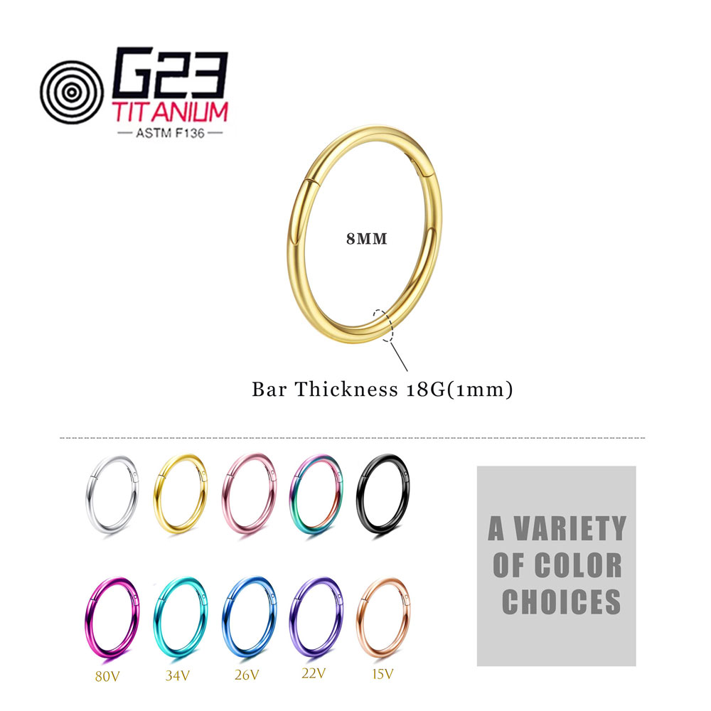 Wholesale G23 Titanium Nose Pi - Body Jewelry Implant Grade avaliação e preço