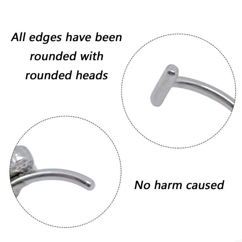   Stainless Steel Clip on Lip  - Body Jewelry Lip Ring avaliação e preço