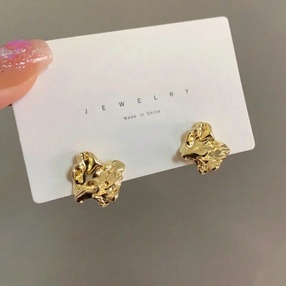 Textured Irregular Cluster Stu - Cluster Stud Ear avaliação e preço