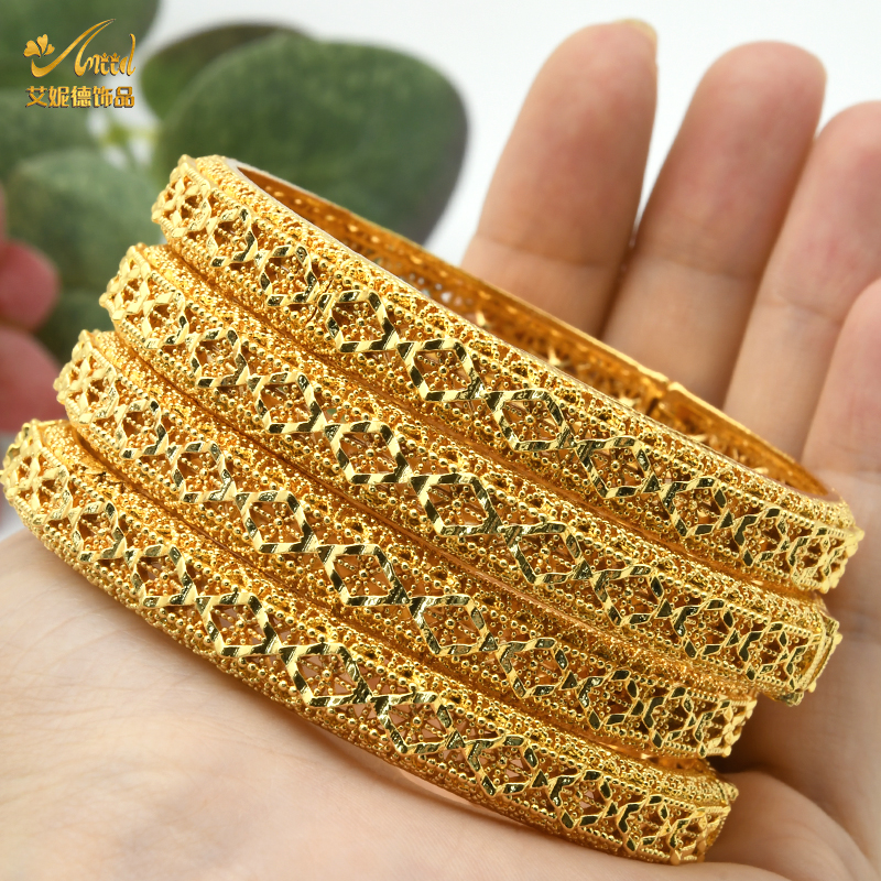 ANIID Dubai Gold Plated Bangle - Body Jewelry Dubai avaliação e preço