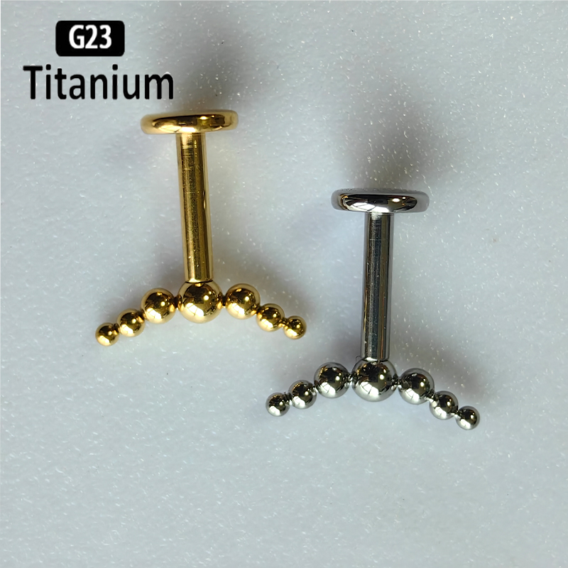 G23 Titanium Piercing 7pcs Bal - Cluster Stud Ear avaliação e preço