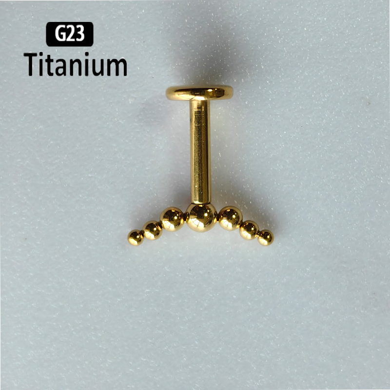 G23 Titanium Piercing 7pcs Bal - Cluster Stud Ear avaliação e preço