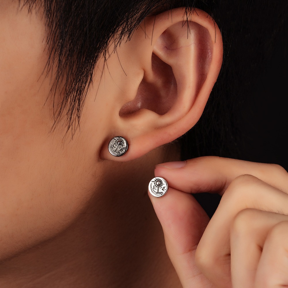 1pair Indian Eagle Stud Earrin - Body Jewelry Indian avaliação e preço