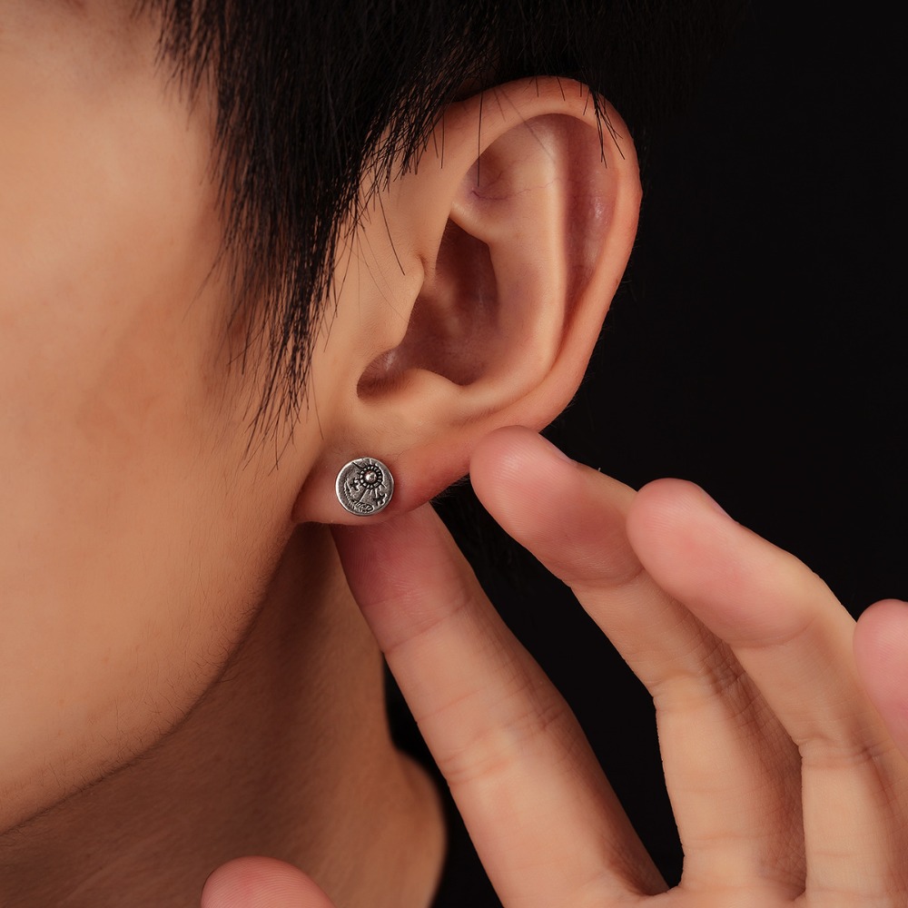1pair Indian Eagle Stud Earrin - Body Jewelry Indian avaliação e preço