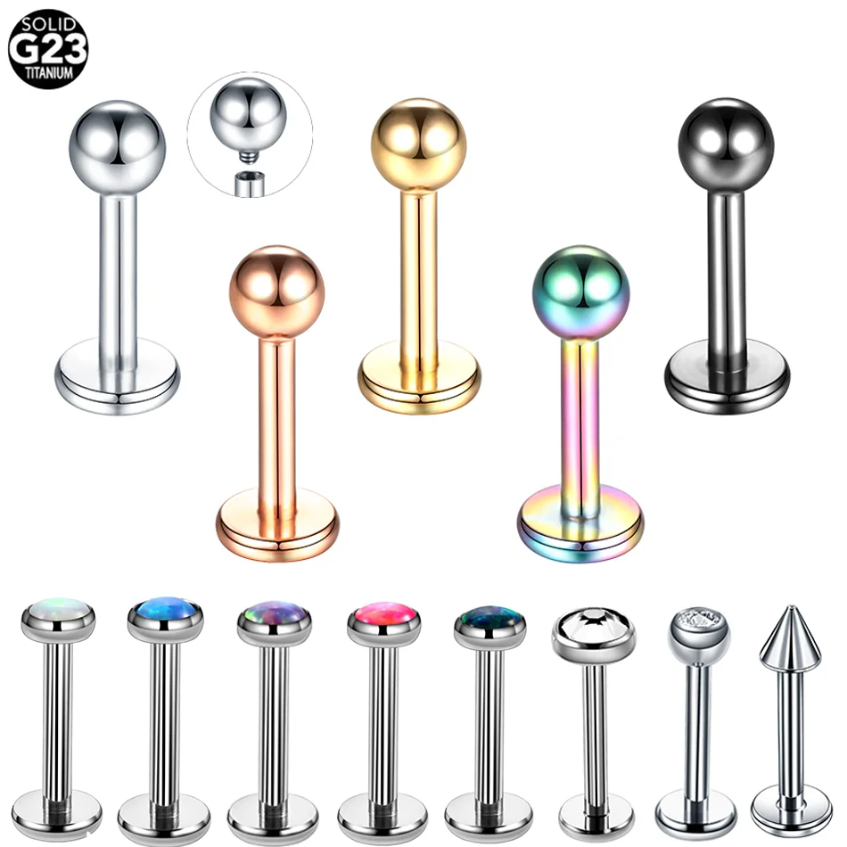 1pcs Implant Grade Titanium La - Body Jewelry Implant Grade avaliação e preço
