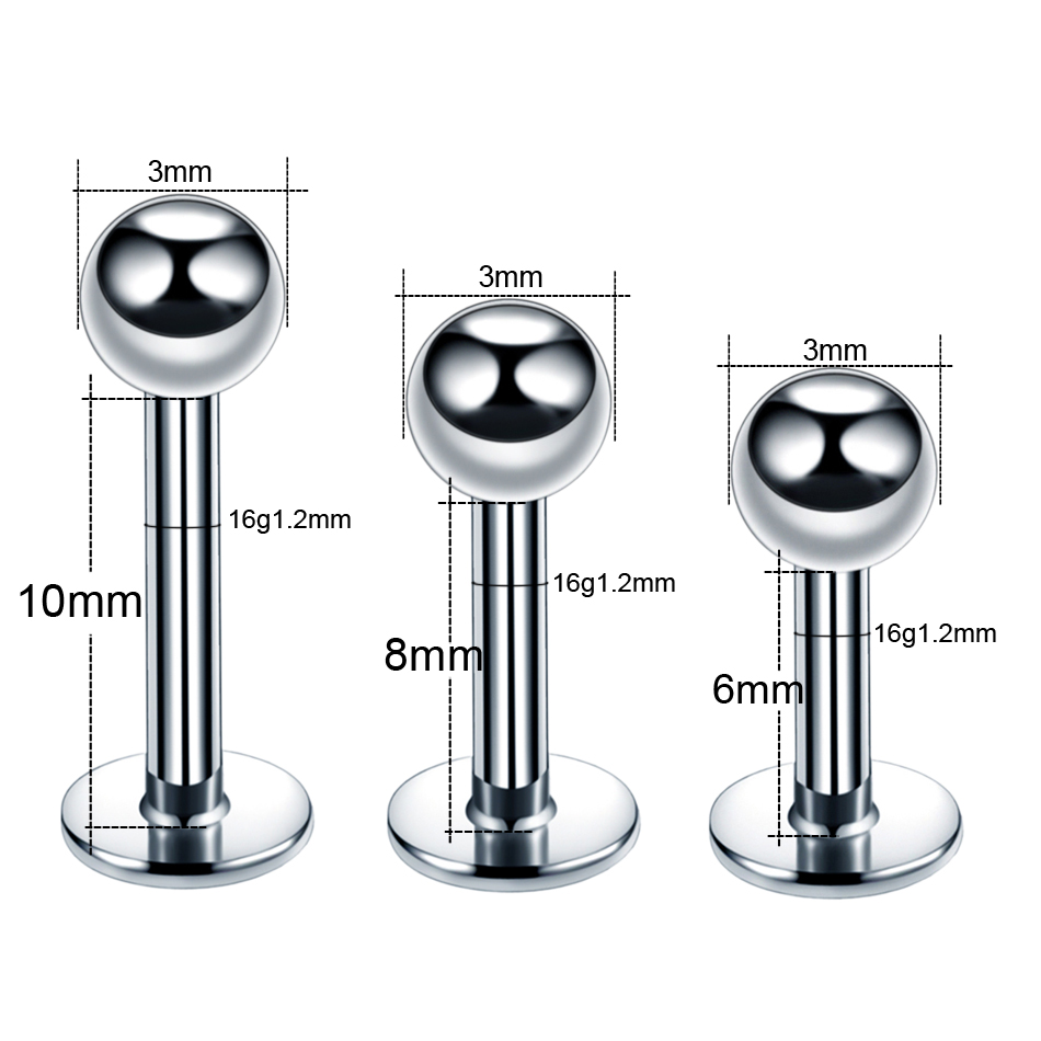 1pcs Implant Grade Titanium La - Body Jewelry Implant Grade avaliação e preço
