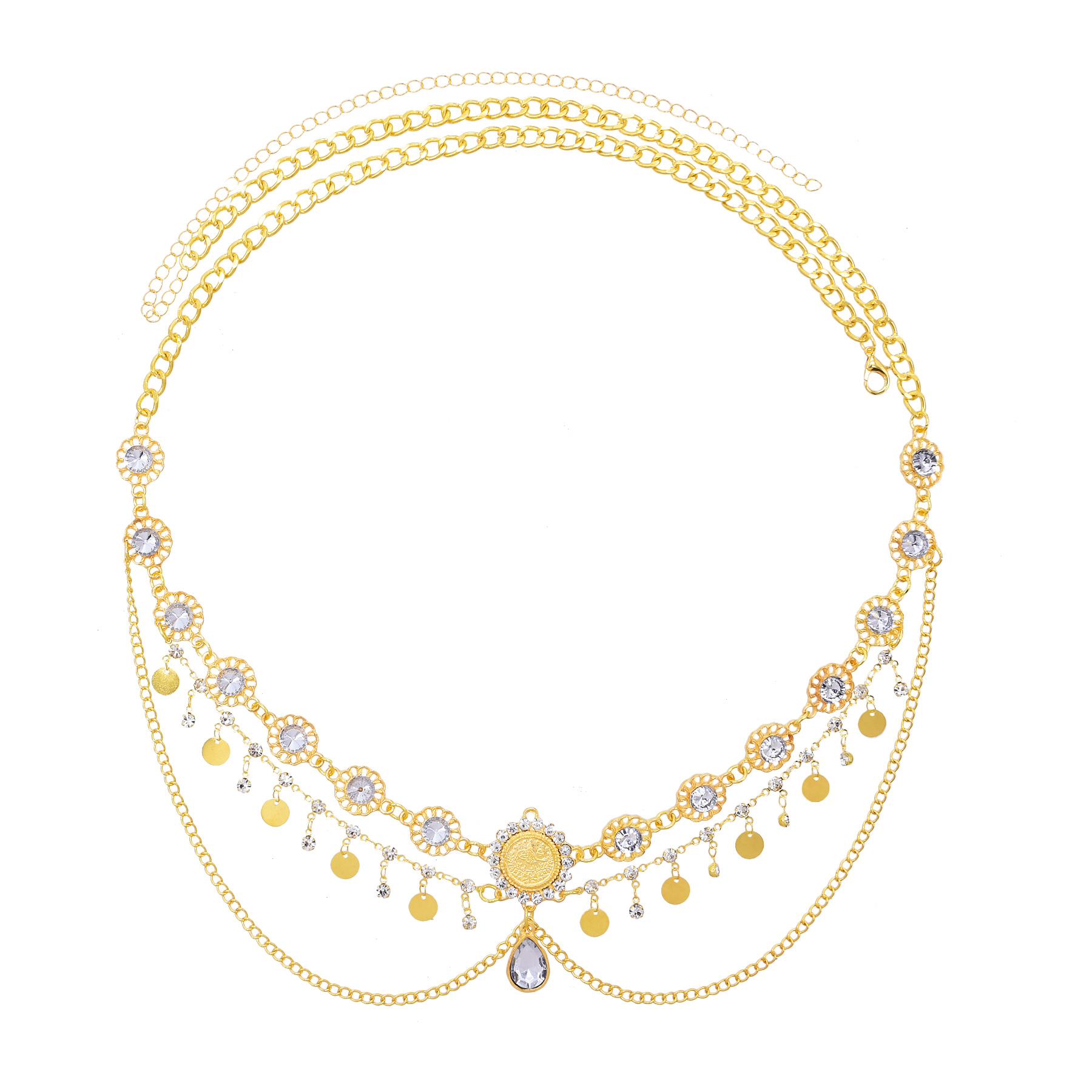 Indian-Style Diamond-Encrusted - Body Jewelry Indian avaliação e preço