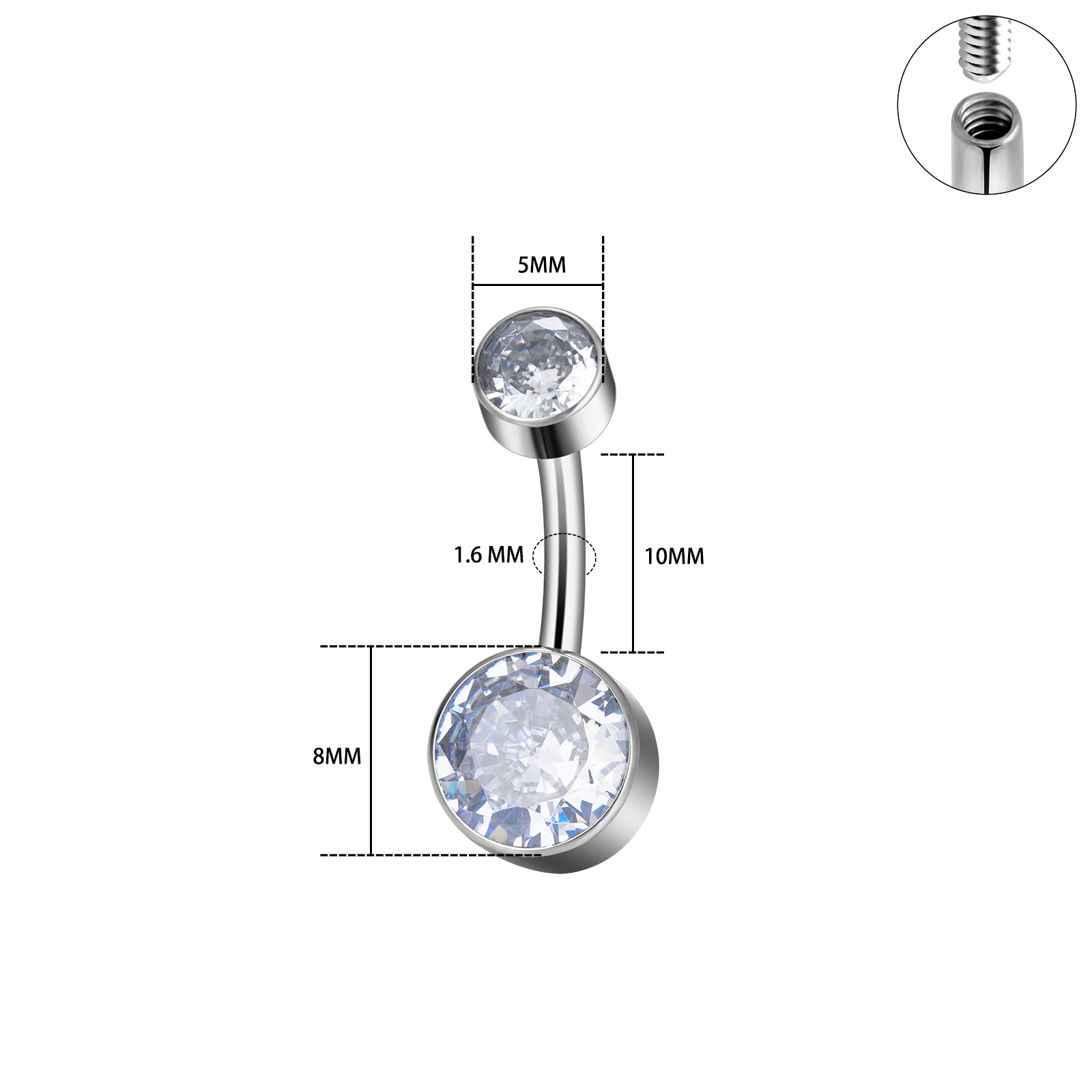 Implant Grade G23 Titanium 14G - Body Jewelry Implant Grade avaliação e preço