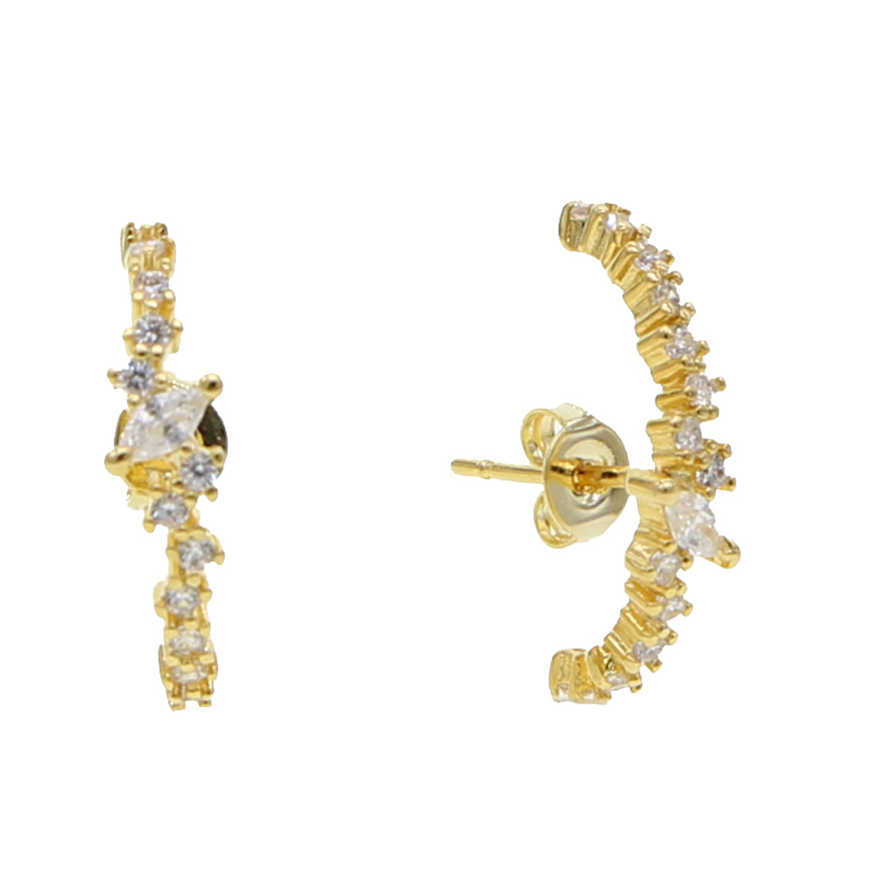 sparking bling cz cluster stud - Cluster Stud Ear avaliação e preço