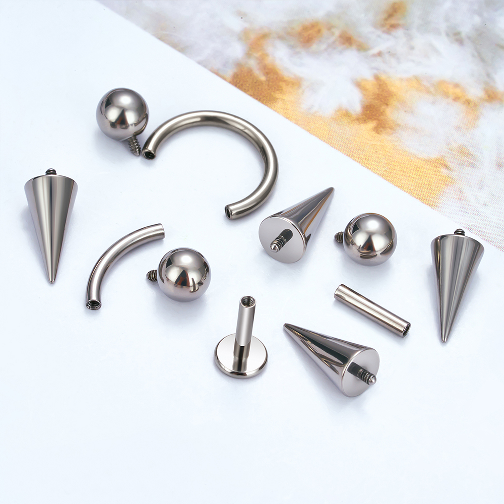 1Pcs Implant Grade F136 Titani - Body Jewelry Implant Grade avaliação e preço
