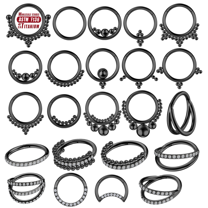 F136 Titanium Piercing Black N - Body Jewelry Implant Grade avaliação e preço