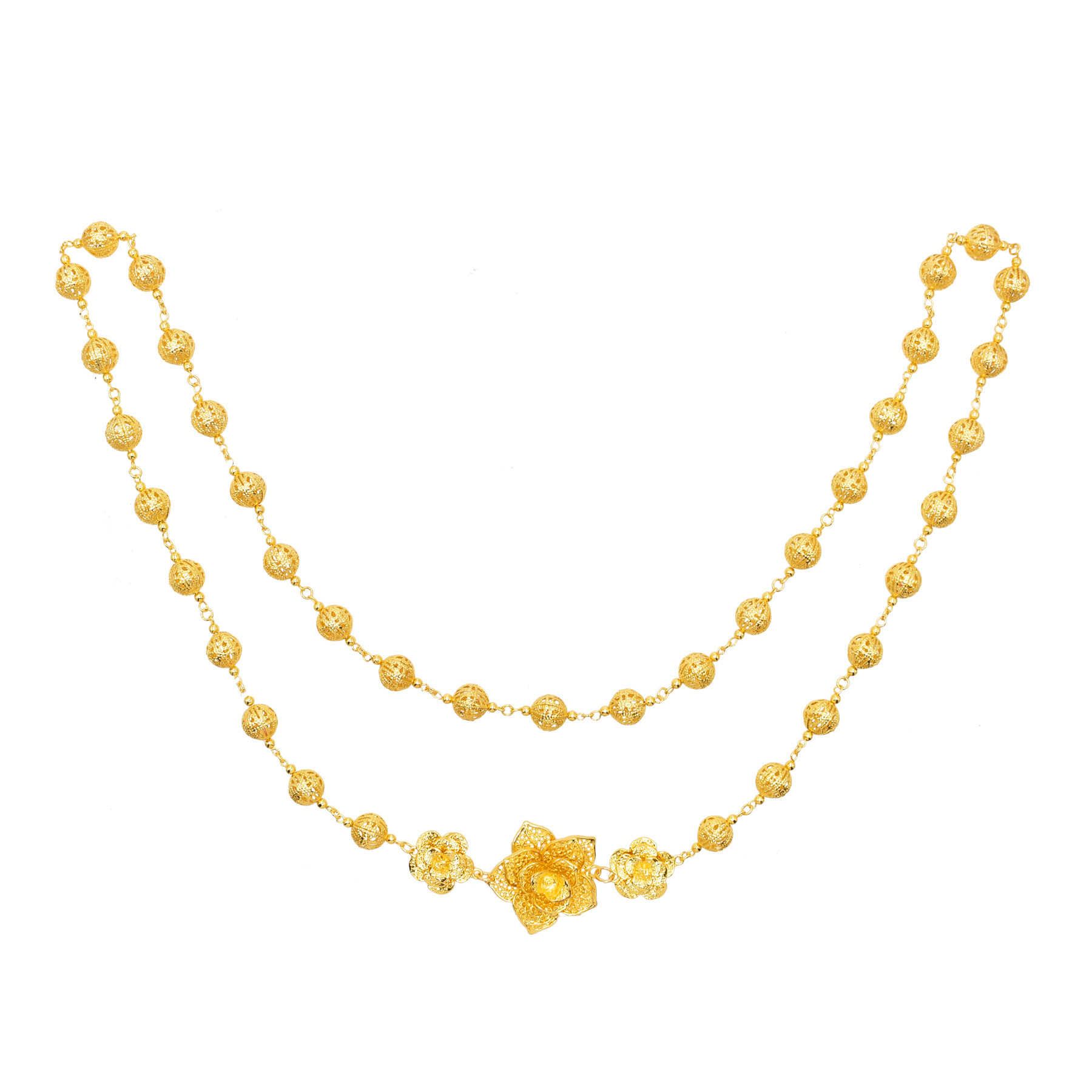 120Cm Golden Silvery Hollow Ba - Body Jewelry Dubai avaliação e preço