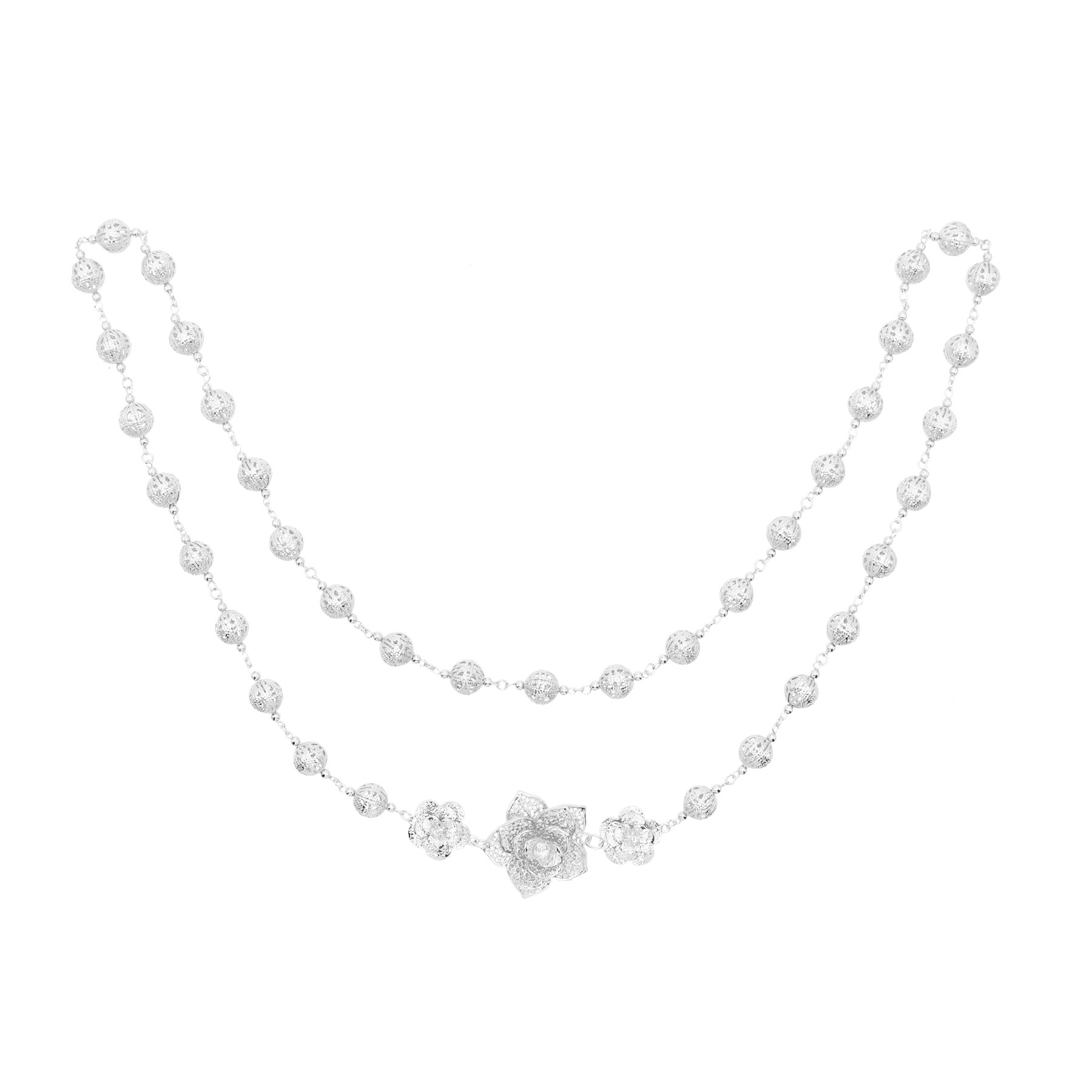 120Cm Golden Silvery Hollow Ba - Body Jewelry Dubai avaliação e preço