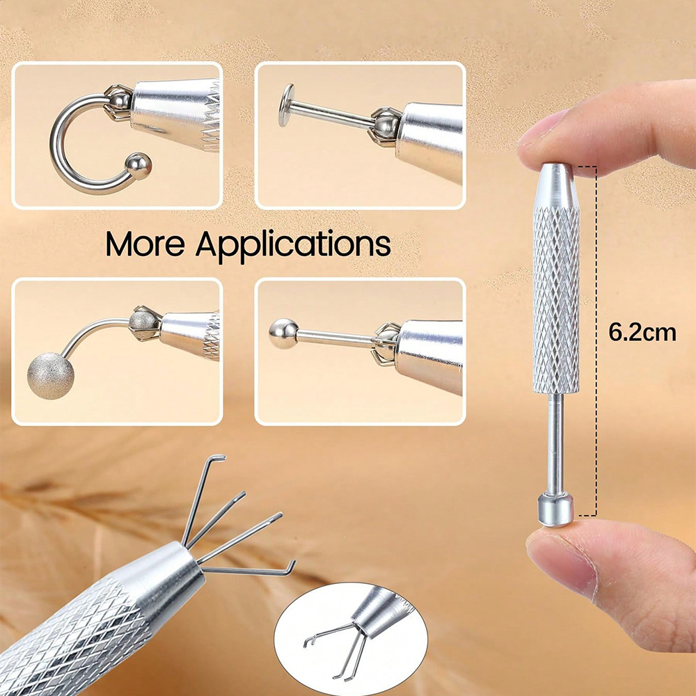 Stainless Steel Piercing Ball  - Body Jewelry Removal Tool avaliação e preço