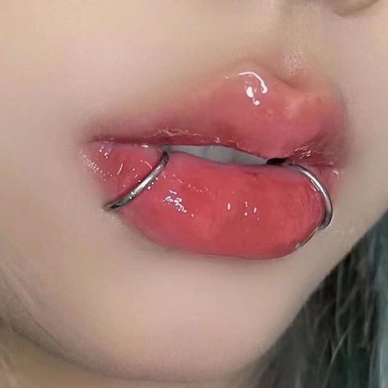 2Pieces/lot Lip Piercing Septu - Body Jewelry Universe avaliação e preço
