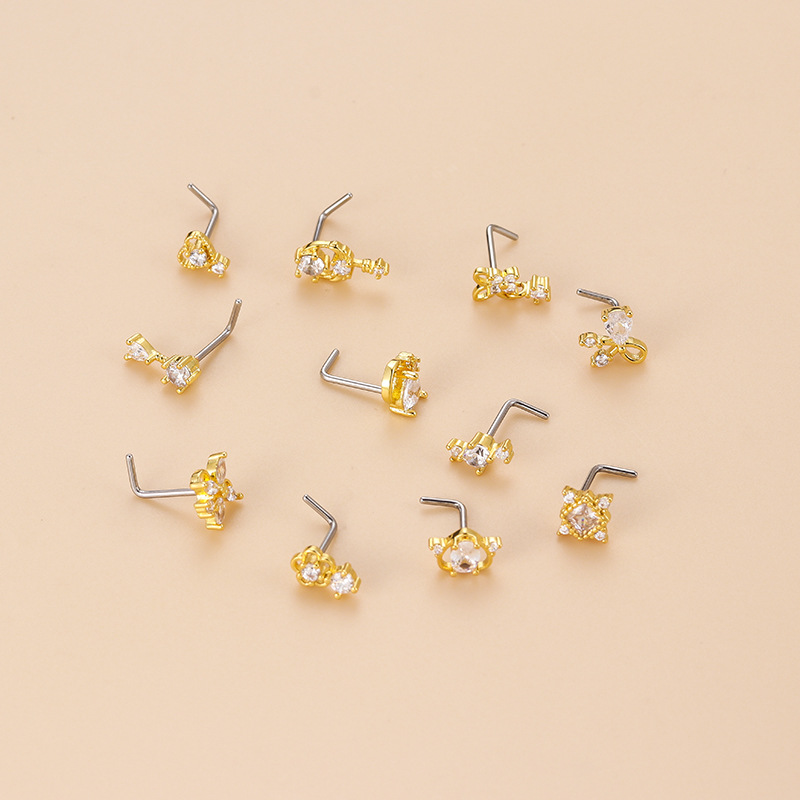 1PC 20G 316L Surgical Stainles - Body Jewelry Indian avaliação e preço