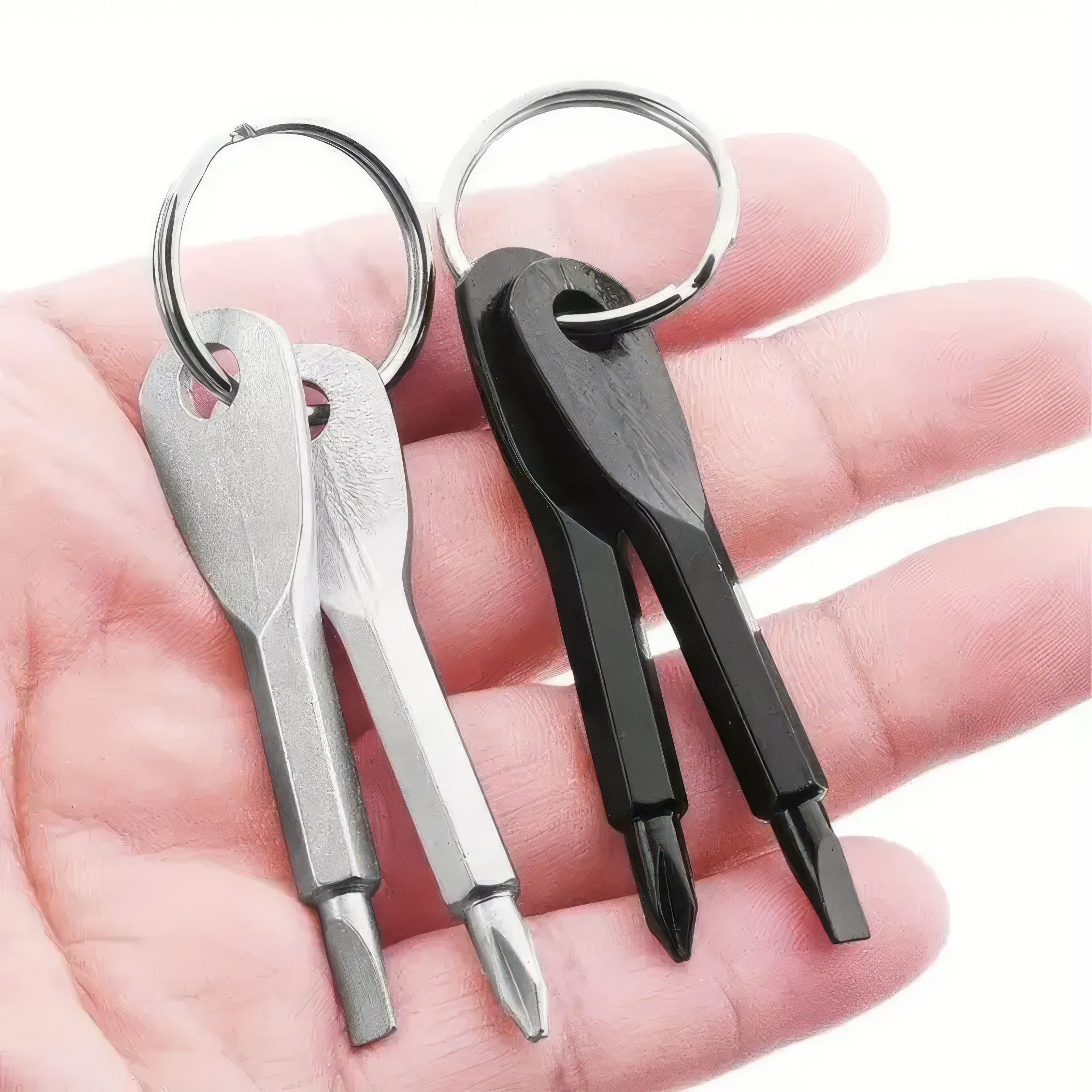 2 Keychain Screwdrivers in Bla - Body Jewelry Repair avaliação e preço