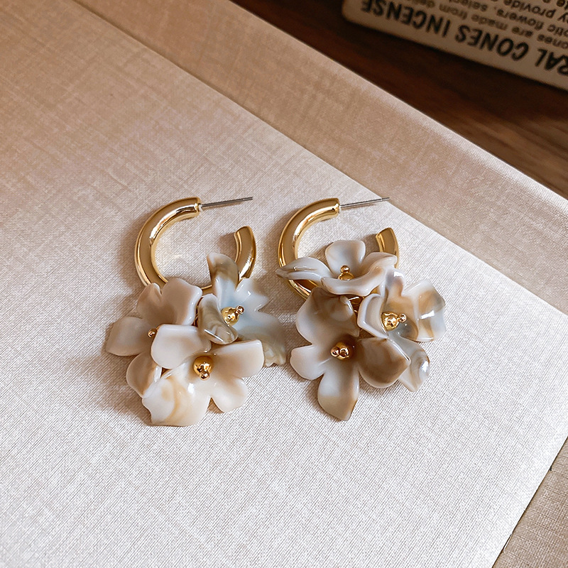 Maillard Flower Clusters Drop  - Cluster Stud Ear avaliação e preço