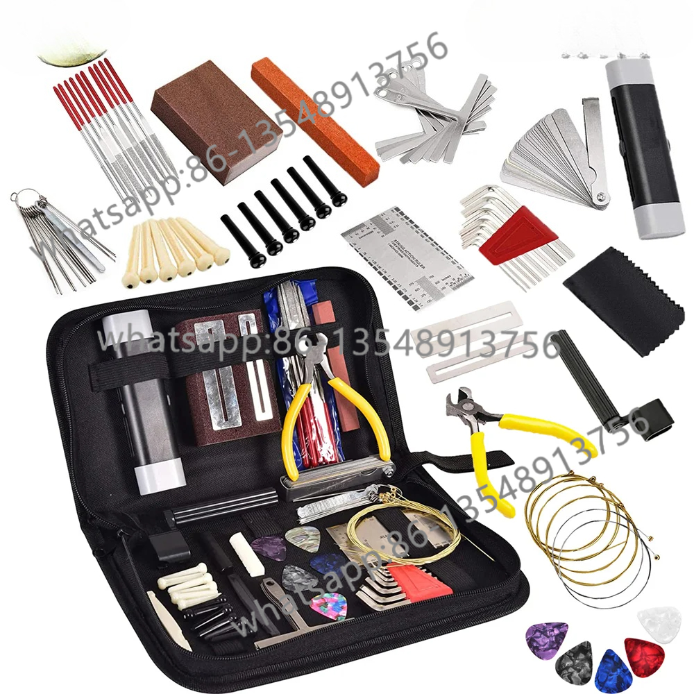 72-piece guitar kit, repair an - Body Jewelry Repair avaliação e preço