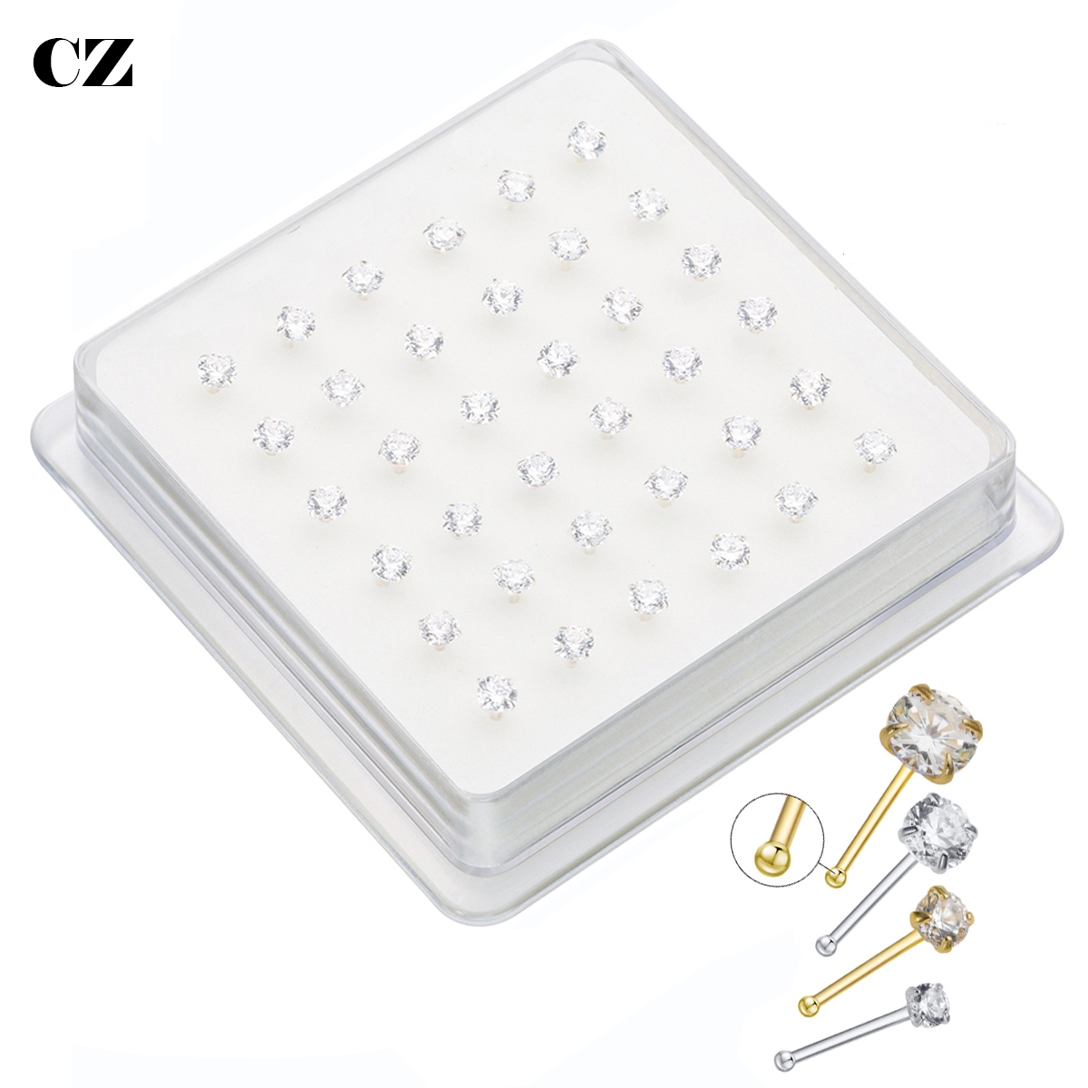 36Pcs/Pack 925 Sterling Silver - Body Jewelry Indian avaliação e preço
