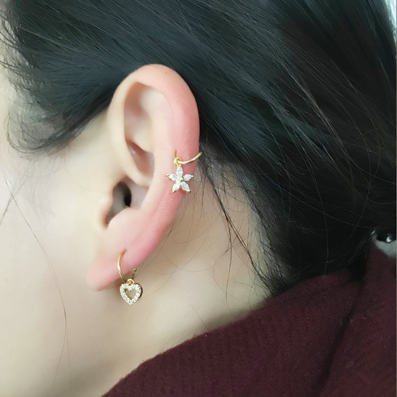 1Pc Universal ring Hoop earrin - Body Jewelry Universe avaliação e preço