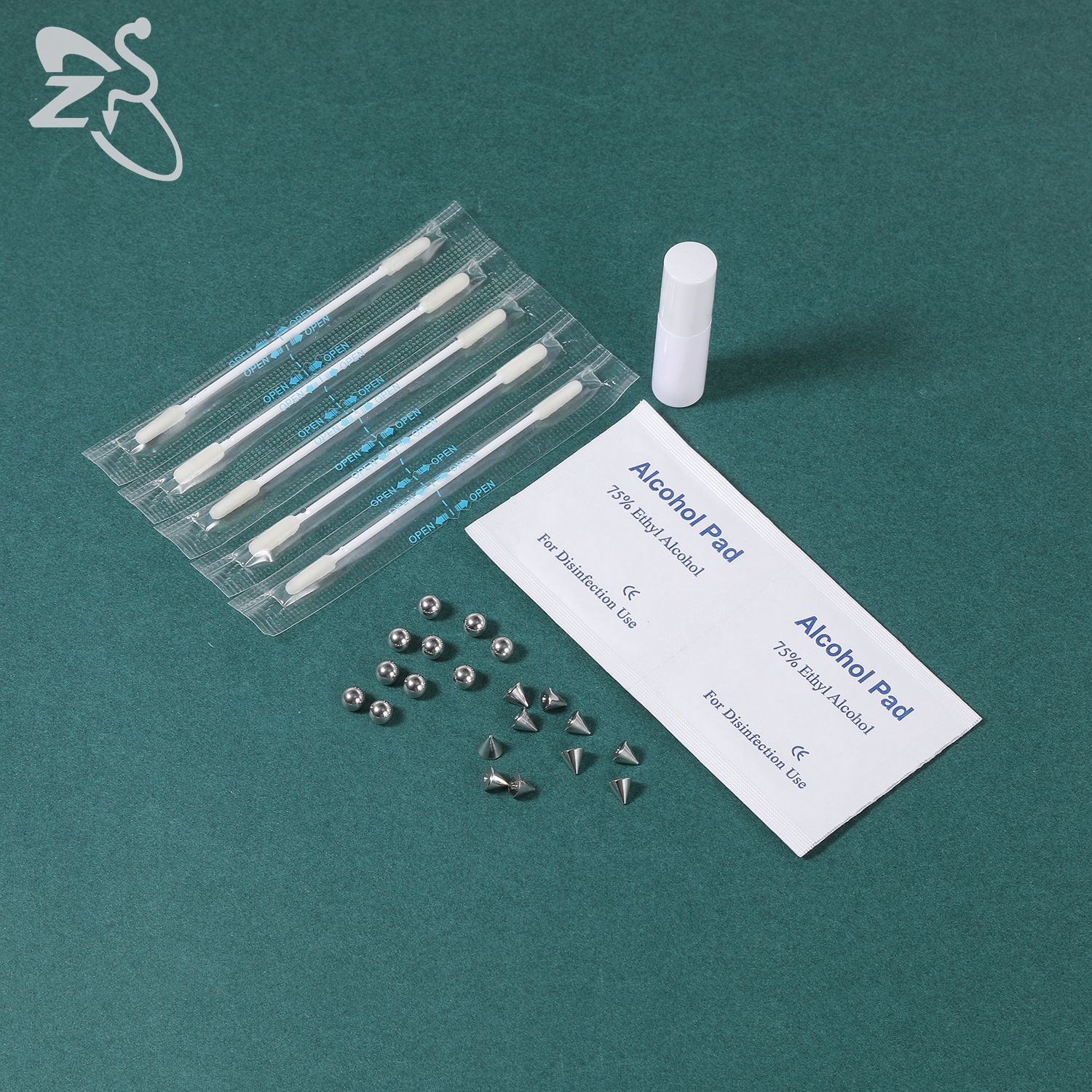 ZS 1 Set Fake Eyebrow Ring Men - Body Jewelry Lip Ring avaliação e preço