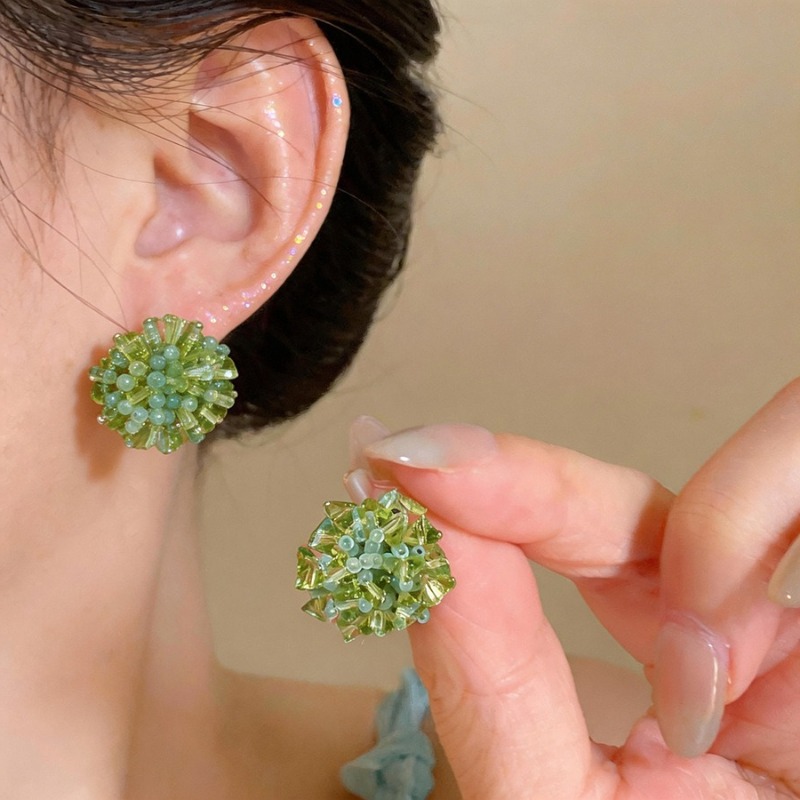 Fresh Handmade Flower Cluster  - Cluster Stud Ear avaliação e preço