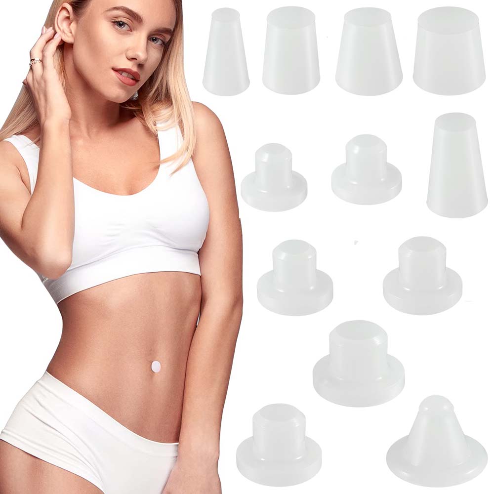 1PC Silicone Belly Button Plug - Body Jewelry Repair avaliação e preço