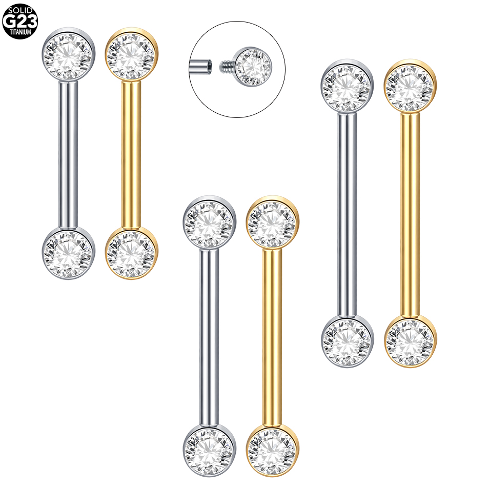 1/5Pcs Implant Grade Titanium  - Body Jewelry Implant Grade avaliação e preço