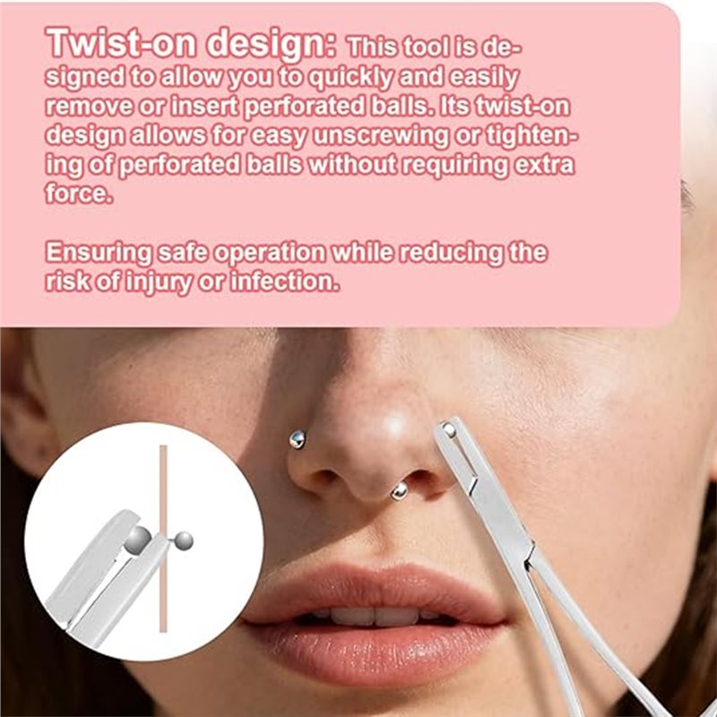 【CONSUMERS' FAVORITE】Stainless - Body Jewelry Removal Tool avaliação e preço