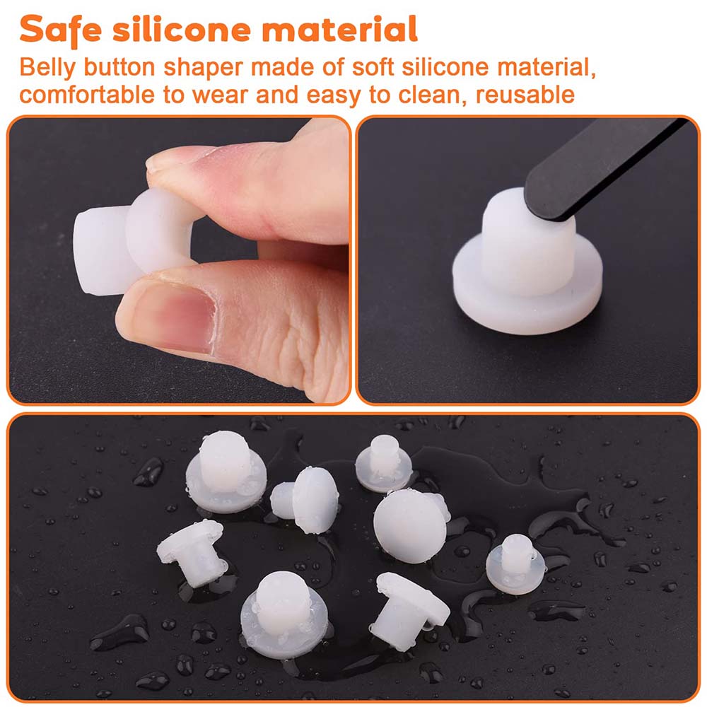 1PC Silicone Belly Button Plug - Body Jewelry Repair avaliação e preço