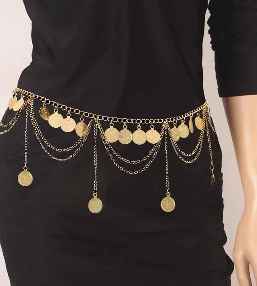 Gypsy Tribal Vintage Gold Colo - Body Jewelry Indian avaliação e preço