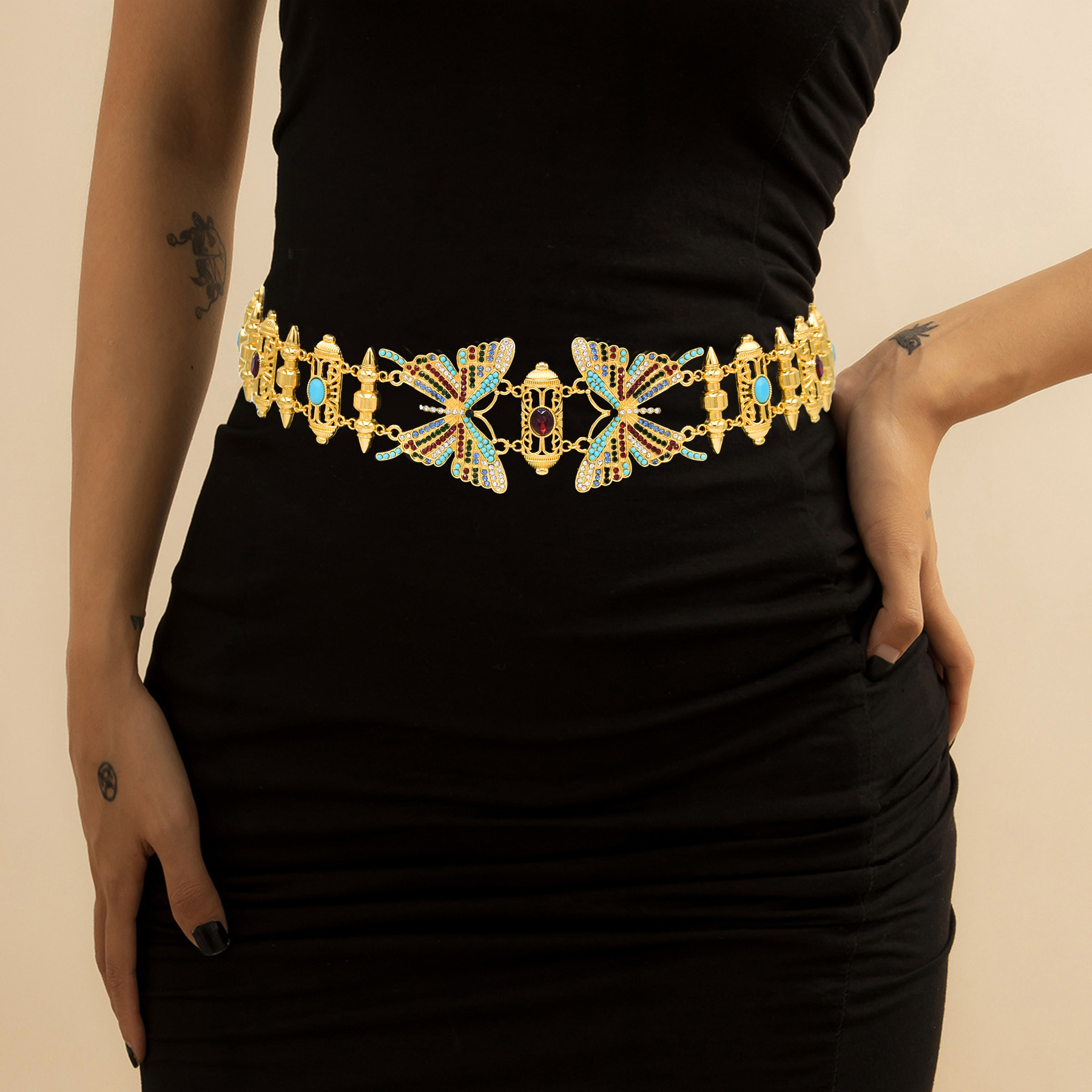 Fashion Butterfly Waist Belly  - Body Jewelry Indian avaliação e preço